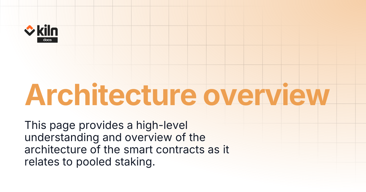 Architecture overview | Kiln docs